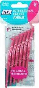 TePe Angle 0.4 mm Interdental brush 6 pcs mutes higiēnai