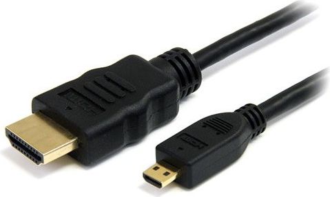 SAVIO CL-39 HDMI cable AM - micro HDMI DM gold v1.4 3D 4Kx2K 1m kabelis video, audio