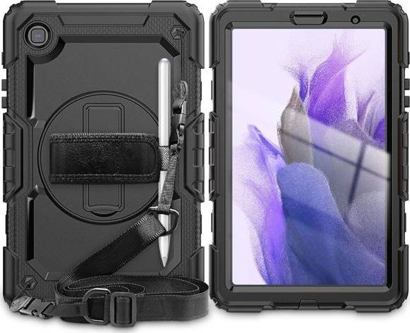 Tech-Protect SOLID360 GALAXY TAB A7 LITE 8.7 T220 / T225 BLACK tablet case planšetdatora soma