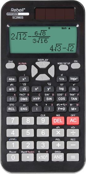 Rebell SC2060S calculator Pocket Scientific Black 8595179509796 kalkulators