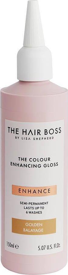 The Hair Boss THE HAIR BOSS_By Lisa Shepherd The Colour Enhancing Gloss rozswietlacz podkreslajacy cieply odcien wlosow Golden Balayage 150m