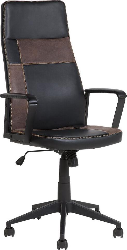 Krzeslo biurowe Shumee Deluxe Czarno-brazowe 145738 (4260624111896) datorkrēsls, spēļukrēsls