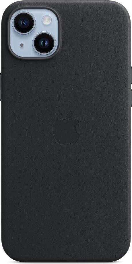 iPhone 14 Plus Leather Case with MagSafe - Midnight,Model A2907 aksesuārs