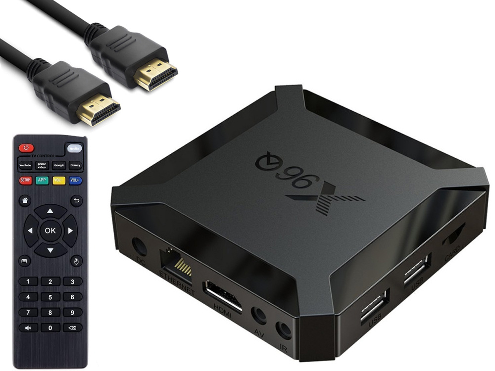 Goodbuy X96Q TV box straumēšanas ierīce Android 10 | 1GB RAM | 8GB | 2.4G WIFI GBBOX96Q (4752243054611) multimēdiju atskaņotājs