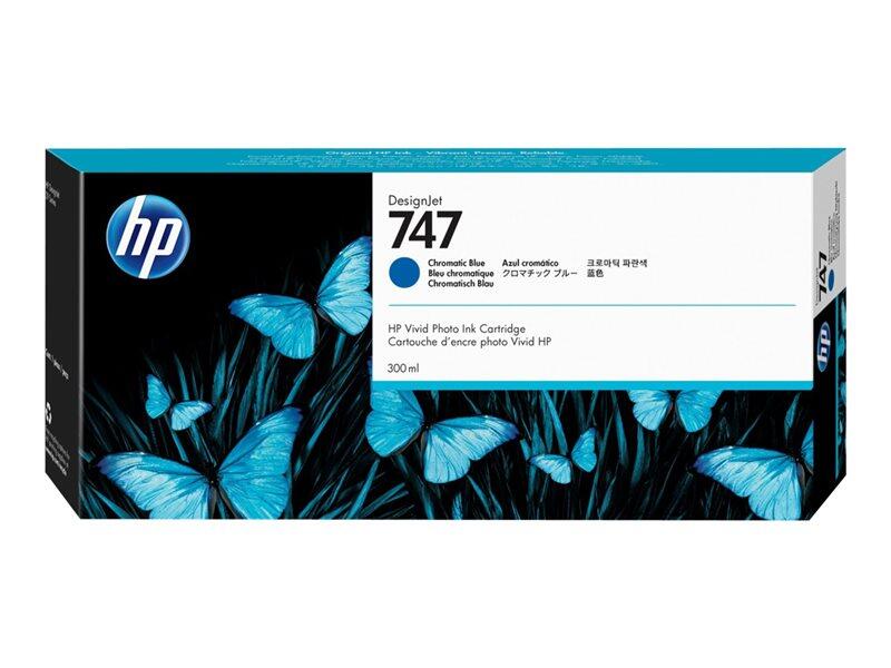 HP Original 747 Druckerpatrone - chromatic blau (P2V85A) P2V85A (191628213603) kārtridžs