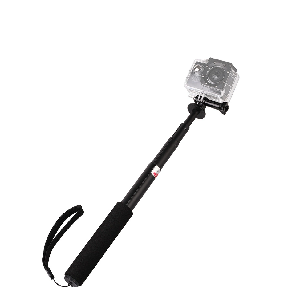 Selfie stick with camera holder Handheld selfie stick monopod action camera holder (9145576282700) Selfie Stick