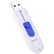 Transcend JetFlash 790     512GB USB 3.1 Gen 1 White USB Flash atmiņa