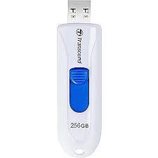 Transcend JetFlash 790     256GB USB 3.1 Gen 1 White USB Flash atmiņa