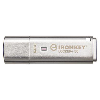 Kingston Technology IronKey Locker+ 50   USB flash drive 64 GB USB USB Flash atmiņa