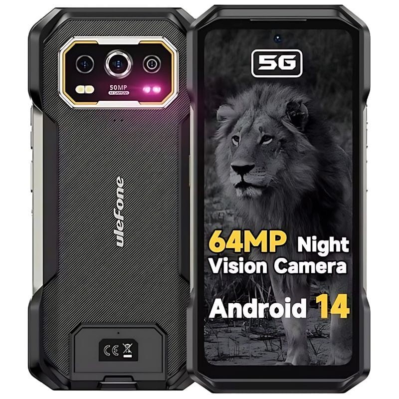 Ulefone Armor 27 Pro 5G 12GB/256GB Black Mobilais Telefons