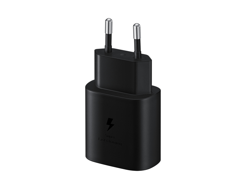 Samsung fast charger USB-C 25W 1 m black iekārtas lādētājs