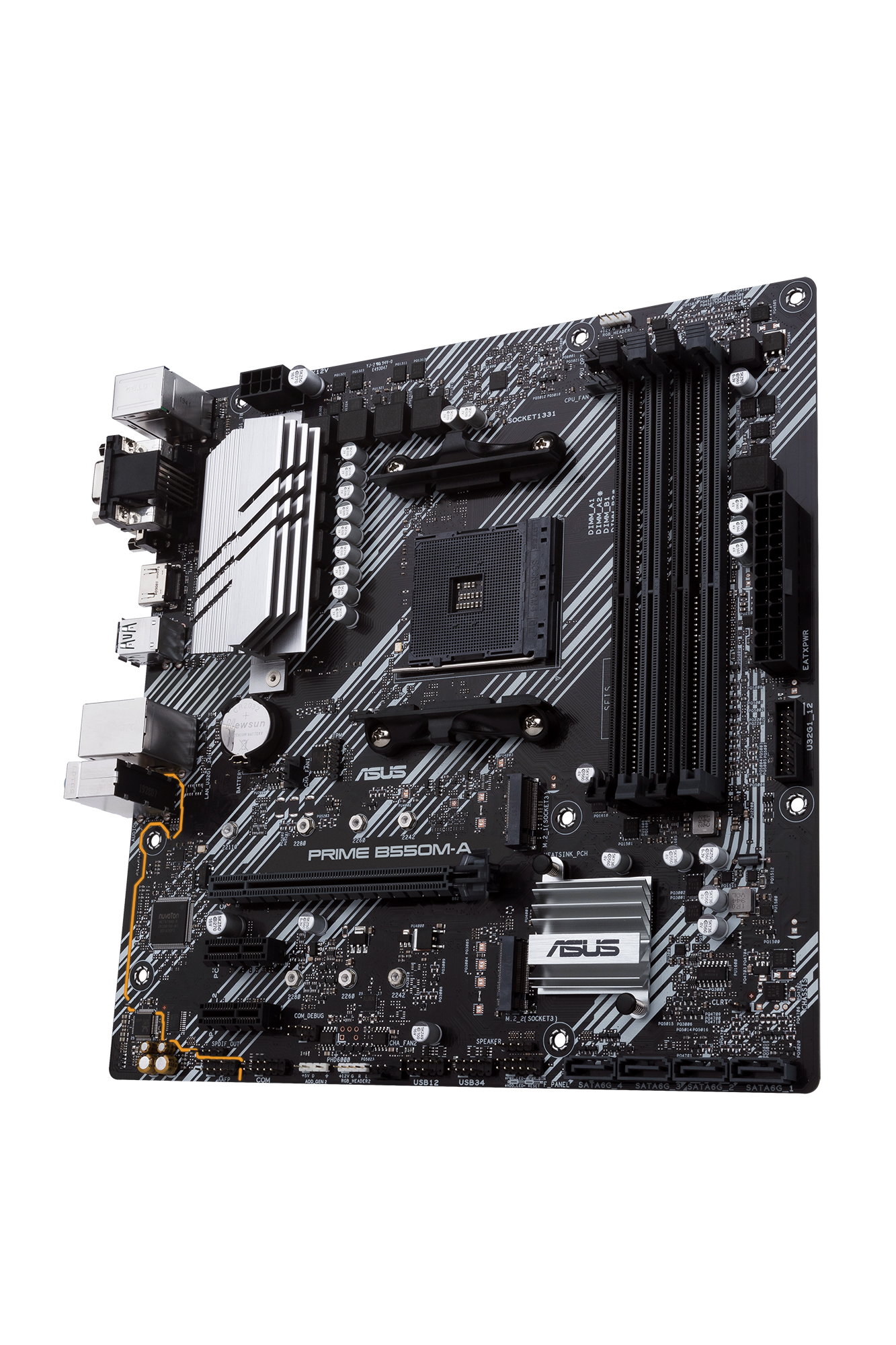 ASUS PRIME B550M-A/CSM AM4 mATX MB pamatplate, mātesplate