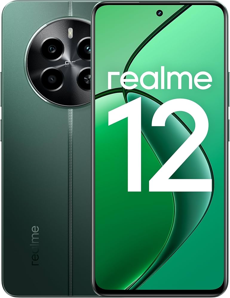 REALME 12 8+128GB DS 4G PIONEER GREEN OEM 6941764437210 (6941764437210) Mobilais Telefons