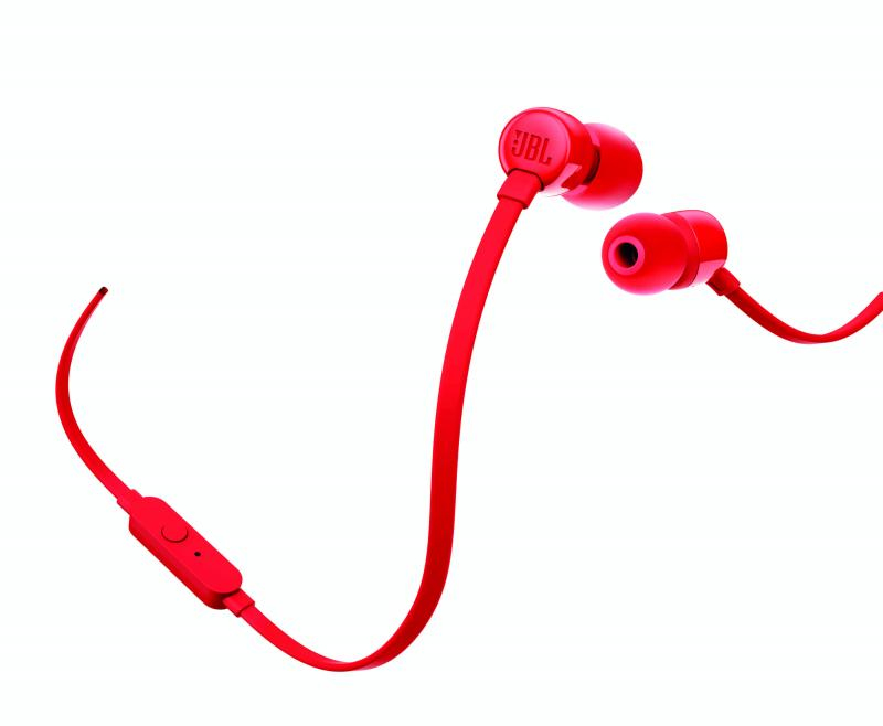 JBL TUNE 110 IN-EAR HEADPHONES RED JBLT110RED 6925281927638 (6925281927638)