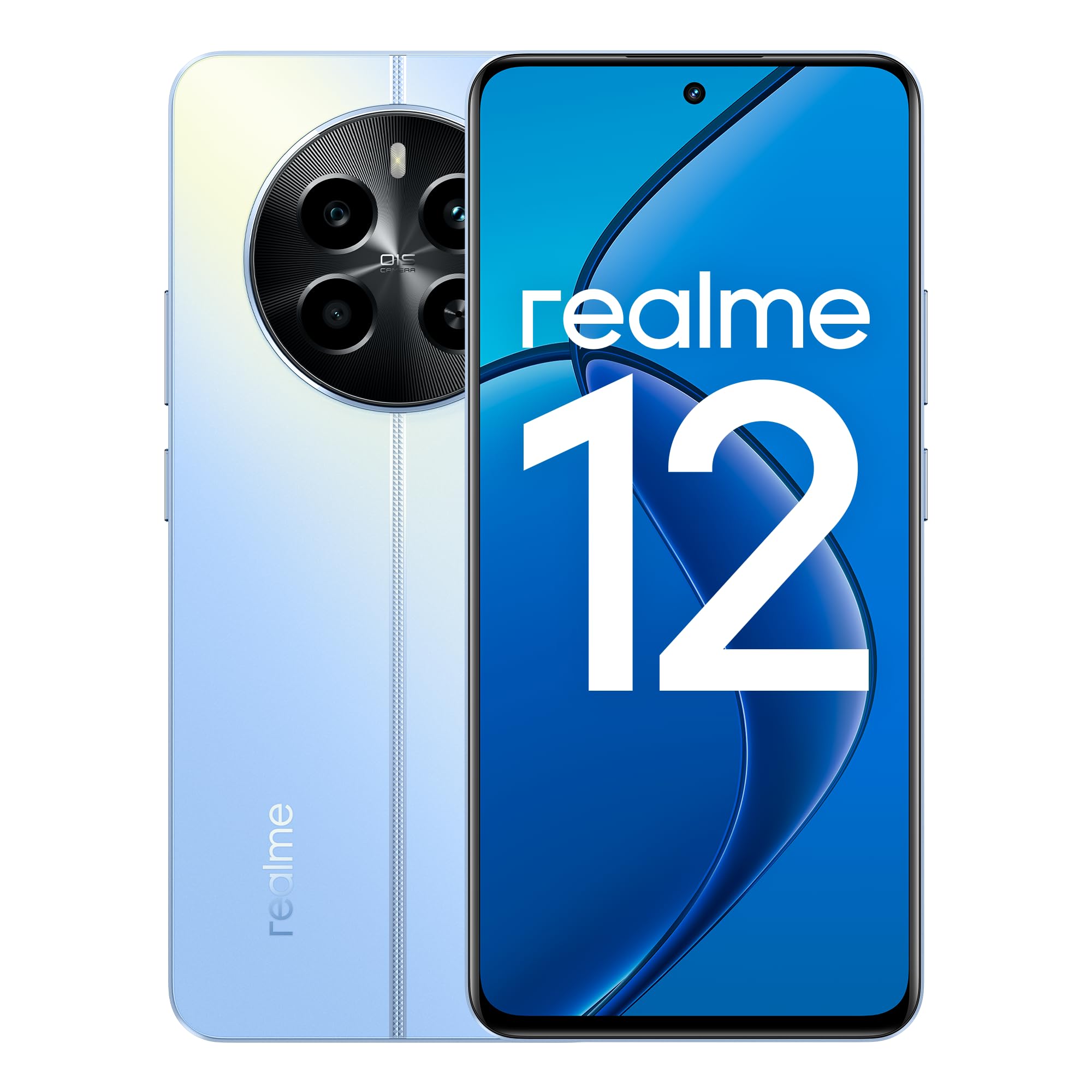 REALME 12 8+128GB DS 4G SKYLINE BLUE OEM 6941764437203 (6941764437203) Mobilais Telefons