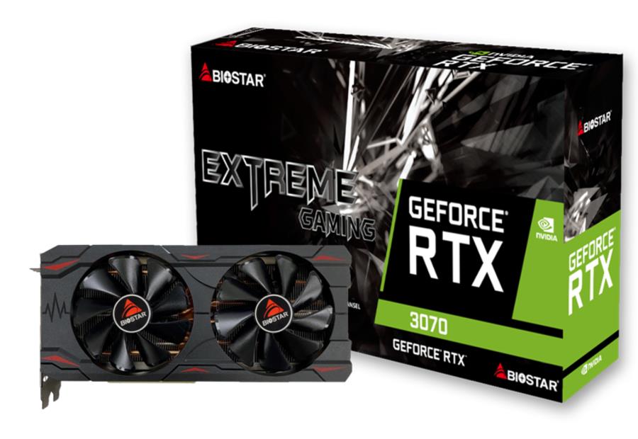 Biostar VN3706RM82 graphics card NVIDIA GeForce RTX 3070 8 GB GDDR6 4712960687240 video karte