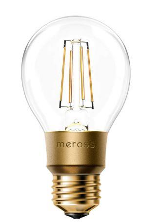 Smart Light Bulb|MEROSS|Power consumption 6 Watts|2700 K|Beam angle 180 degrees|MSL100HK(EU) apgaismes ķermenis