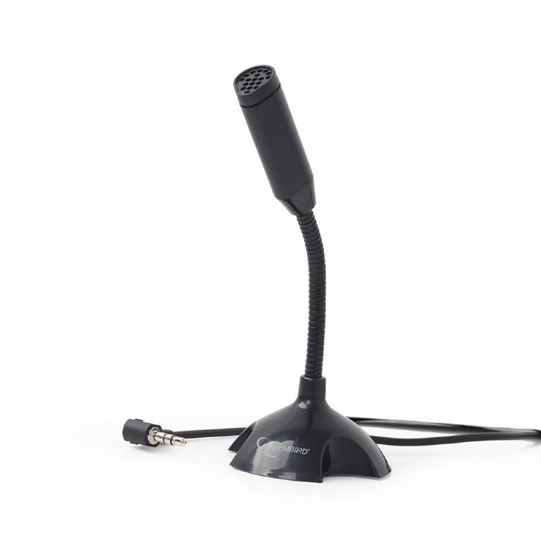 Gembird desktop microphone MIC-D-02, black austiņas