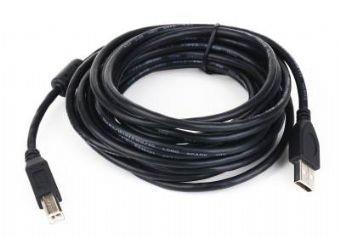 Gembird USB Male - USB Male B 1.8m Black USB kabelis