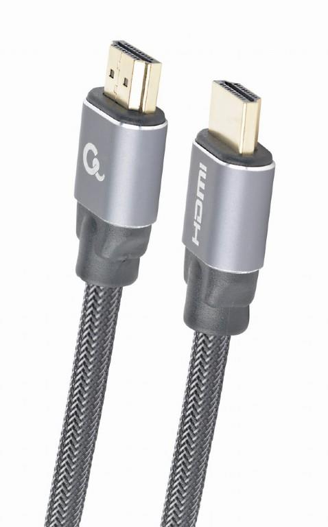 Gembird Premium Series HDMI Male - HDMI Male 5m Stylish Metal 4K kabelis video, audio