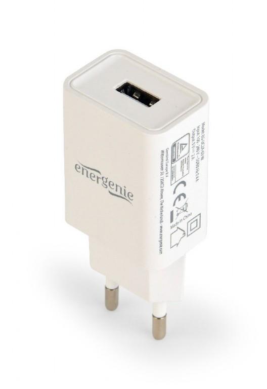 Energenie universal USB charger 2.1A white iekārtas lādētājs