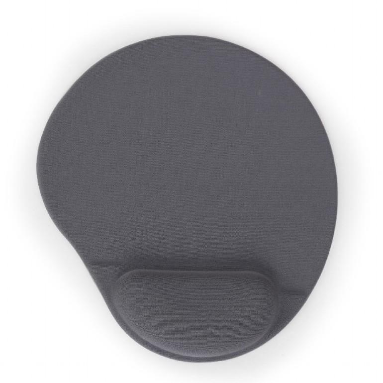 Gembird MP-GEL-GR Gel mouse pad with wrist support, grey Comfortable  Grey, Gel mouse pad peles paliknis