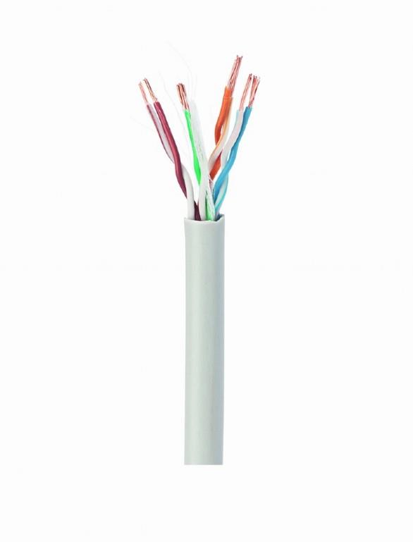 Gembird UTP stranded cable, cat. 5e, AWG 24, CCA, 305m, gray tīkla kabelis