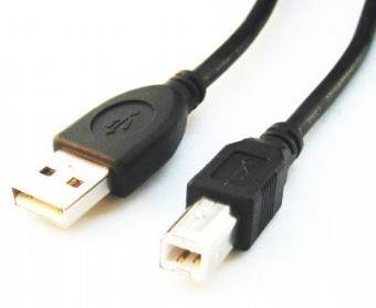 Gembird USB 2.0 A- B 1,8m cable black color USB kabelis