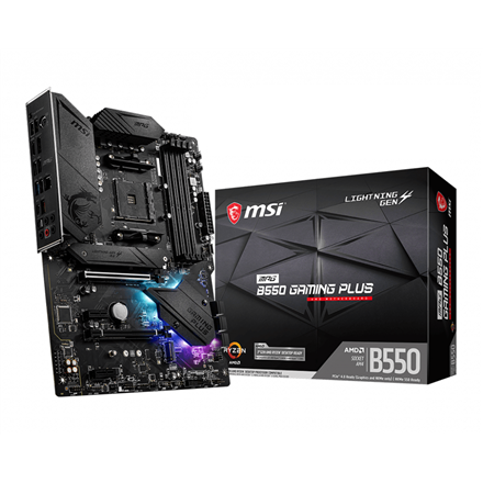 MSI MPG B550 Gaming Plus Socket AM4 ATX AMD B550 pamatplate, mātesplate