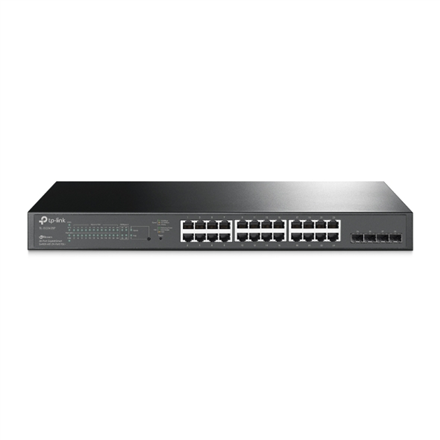 TP-Link JetStream TL-SG2428P - switch - 24 ports - smart - rack-mountable datortīklu aksesuārs