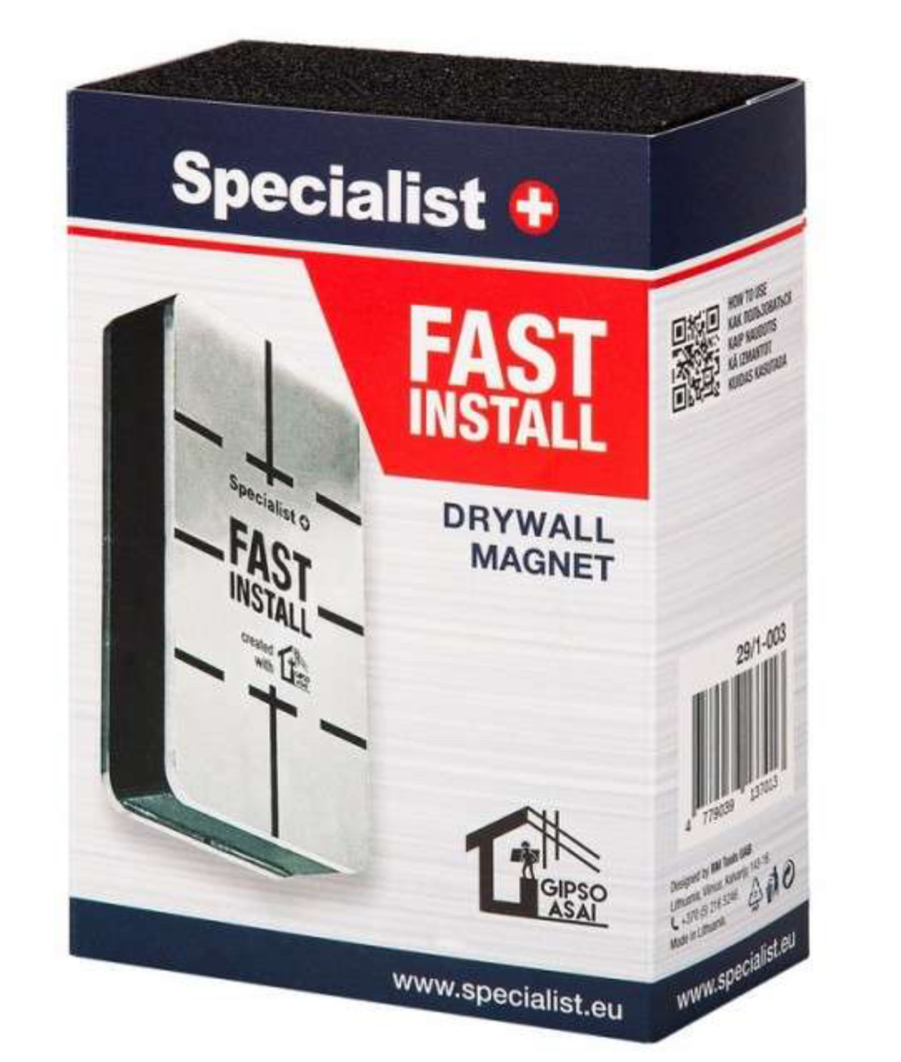 SPECIALIST+ profila magnēts FAST INSTALL