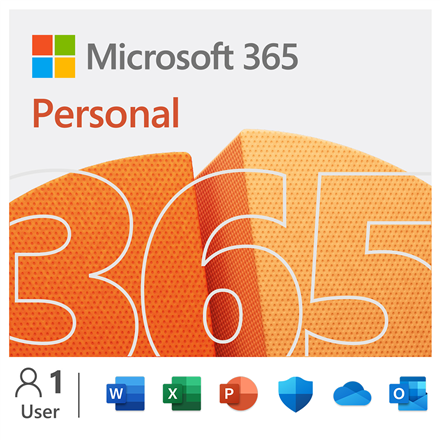 SW RET MICROSOFT 365 PERSONAL/ENG 1Y QQ2-01897 MS