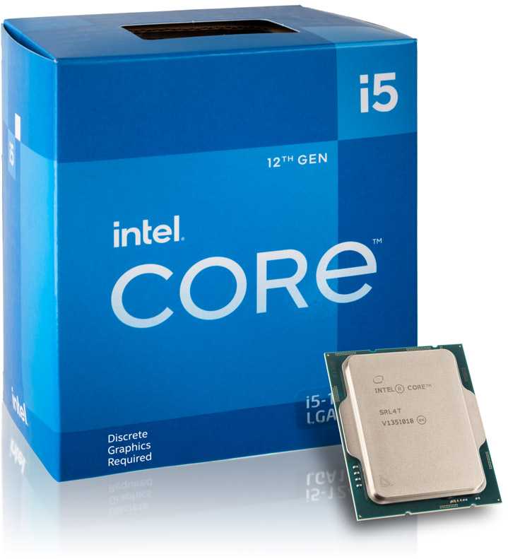 Intel Core i5-12400 F BOX 2,5GHz, LGA1700 CPU, procesors