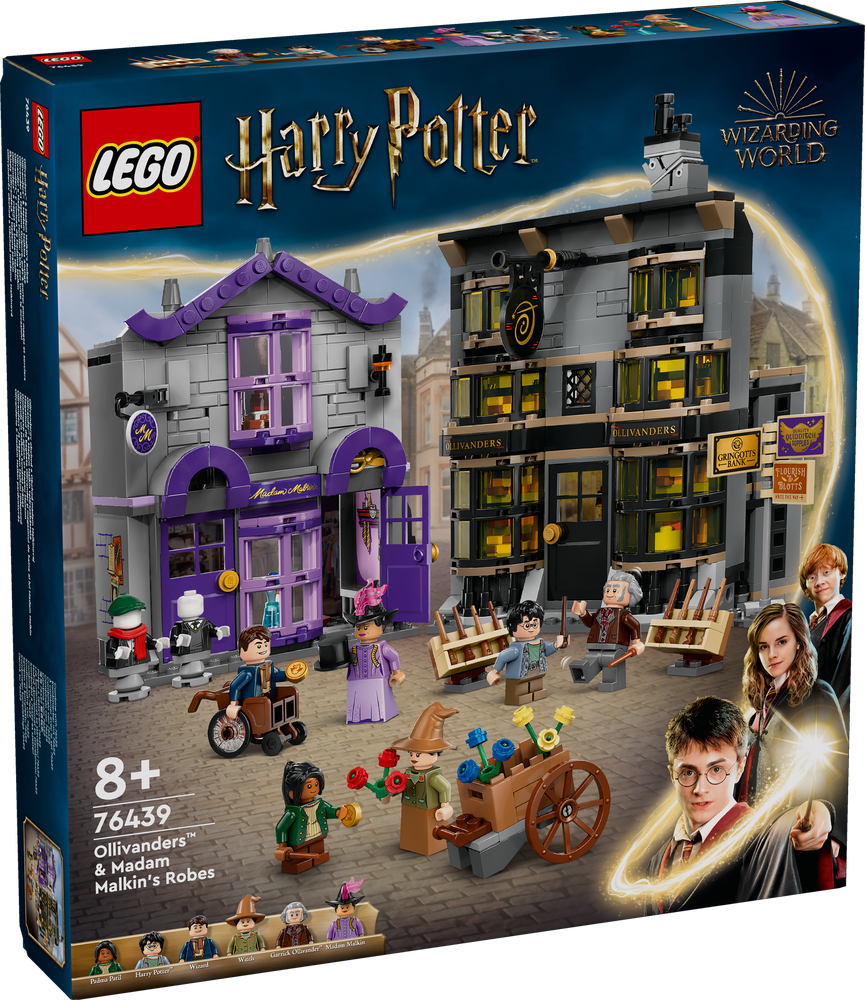 LEGO® Harry Potter™ Olivanderio ir Madam Malkin parduotuvės 76439 76439 (5702017583167) LEGO konstruktors