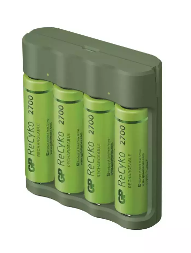 GP B52427U Bateriju Lādētājs 4 x AAA 2700mAh B52427U (4891199195624)