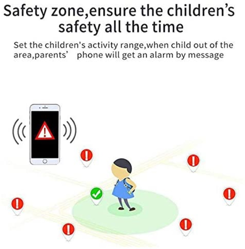 Riff Q12 See Me Wi-Fi / Sim GPS ekošanas Bērnu Pulkstenis ar balss zvanu čatu un Kameru Zils Viedais pulkstenis, smartwatch