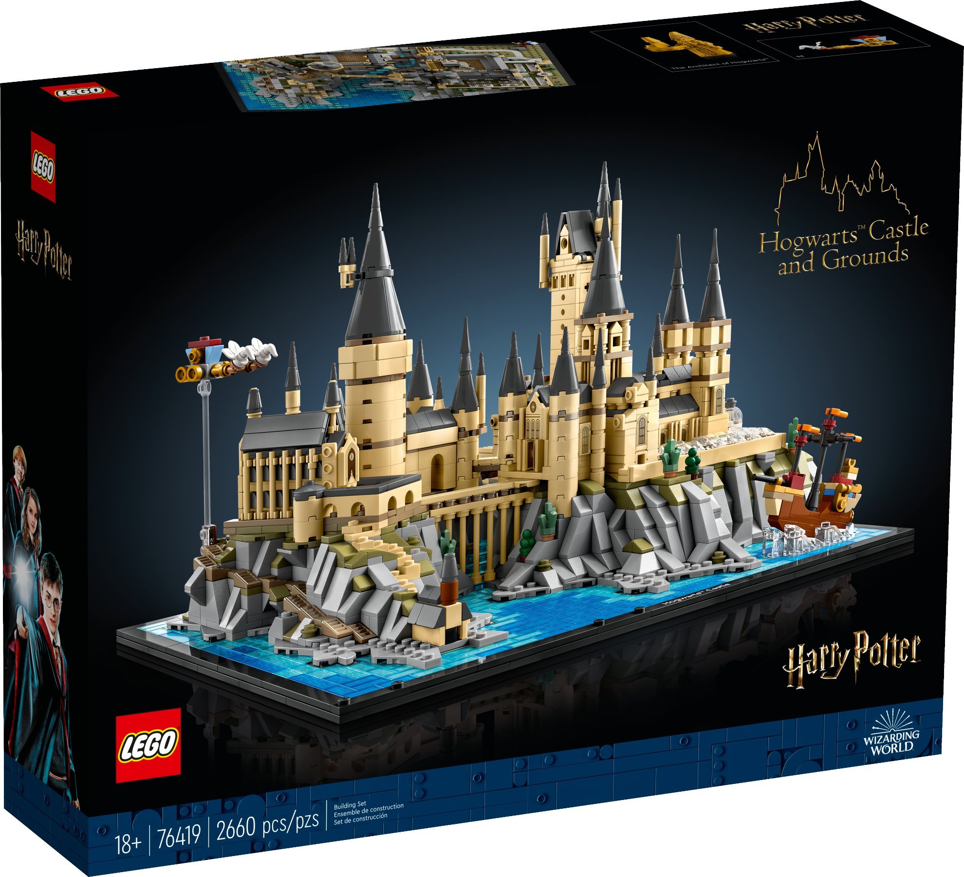 LEGO Harry Potter Zamek Hogwart Trademark  i blonia (76419) 76419 (5702017413228) LEGO konstruktors
