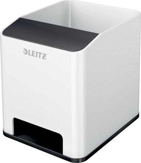 Leitz WOW Pen Cup with Amplifier, Black 53631095