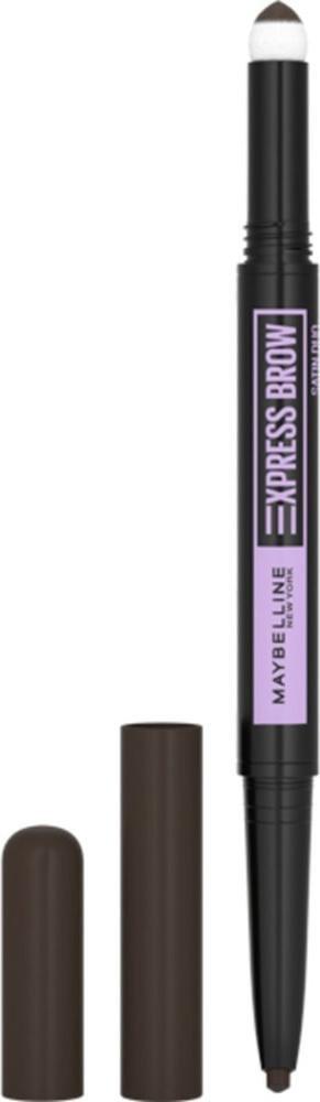 Maybelline  MAYBELLINE_Express Brow Satin Duo kredka do brwi 05 Blackbrown 0,71g 3600531640415 (3600531640415) ēnas