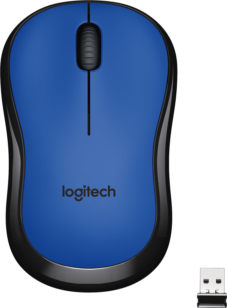 Logitech  M220 Silent BLUE - IN-HOUSE/EMS,NO LANG,EMEA,RETAIL,2.4GHZ,M-R0061 Datora pele