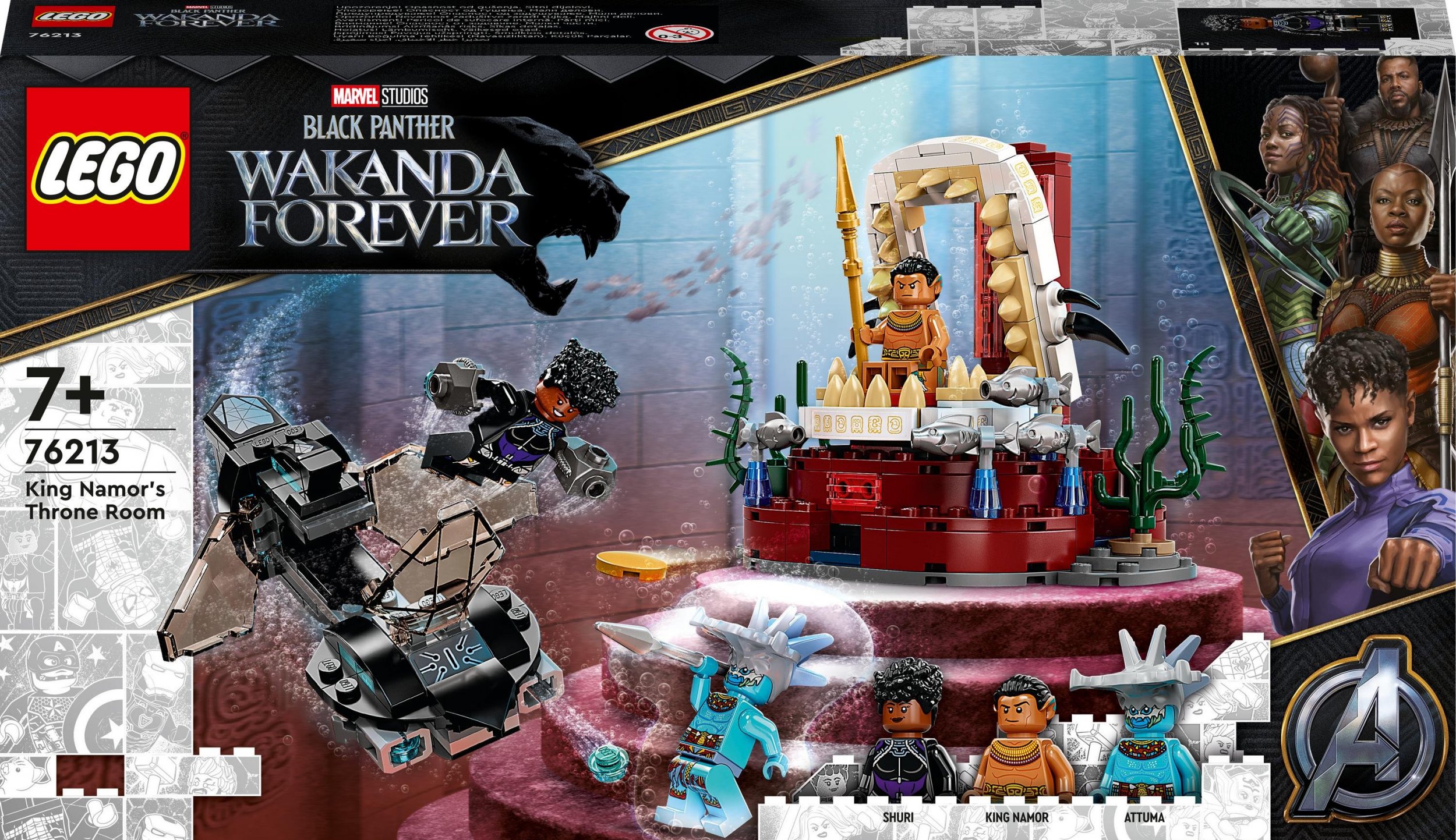 LEGO Marvel Sala tronowa krola Namora (76213) 509912 (5702017154572) LEGO konstruktors