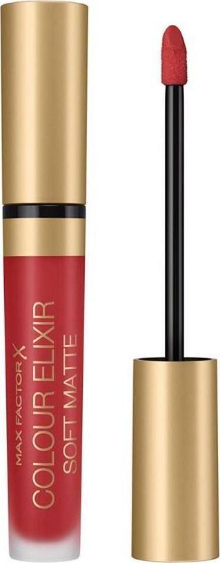 MAX FACTOR MAX FACTOR_Colour Elixir Soft Matte matowa szminka w plynie 030 Crushed Ruby 3616301265412 (3616301265412) Lūpu krāsas, zīmulis