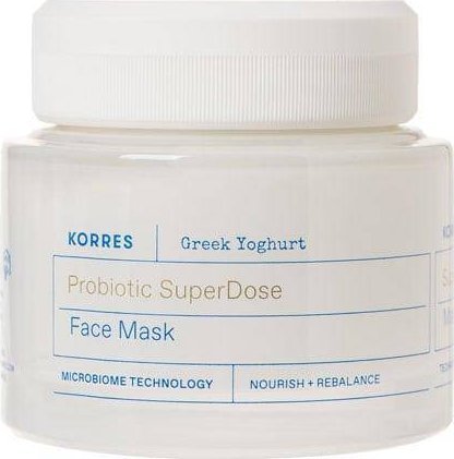 Korres Greek Yoghurt Probiotic Super Dose Face Mask nawilzajaca maseczka do twarzy 100ml 5203069106354 (5203069106354)