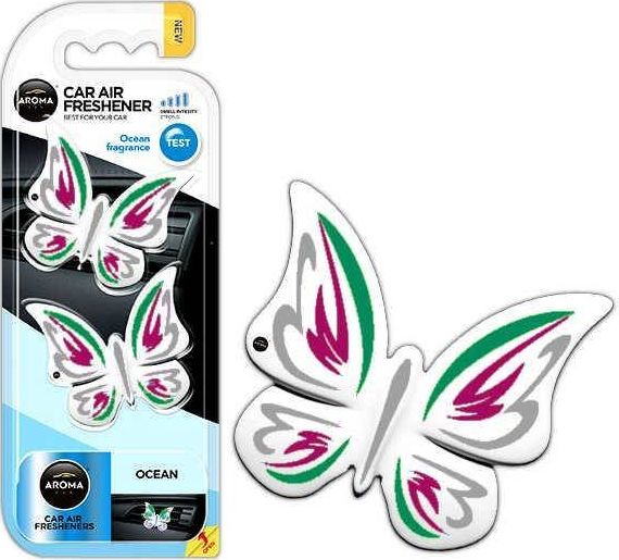 MTM Odswiezacz powietrza AROMA FANCY SHAPES BUTTERFLY Ocean V31AC-AMI-A83537 (5902846835370) auto kopšanai