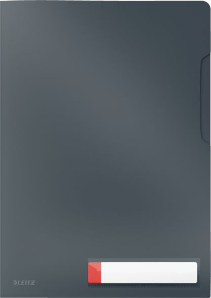 Leitz Folder A4 z kieszonka na etykiete szary obk5010187 (4002432125777) laminators