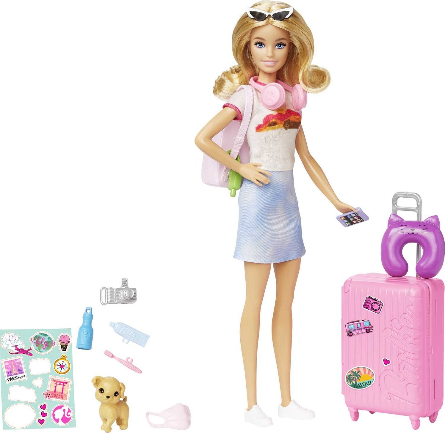 Lalka Barbie Mattel Malibu w podrozy HJY18 GXP-855355 (194735098125) bērnu rotaļlieta