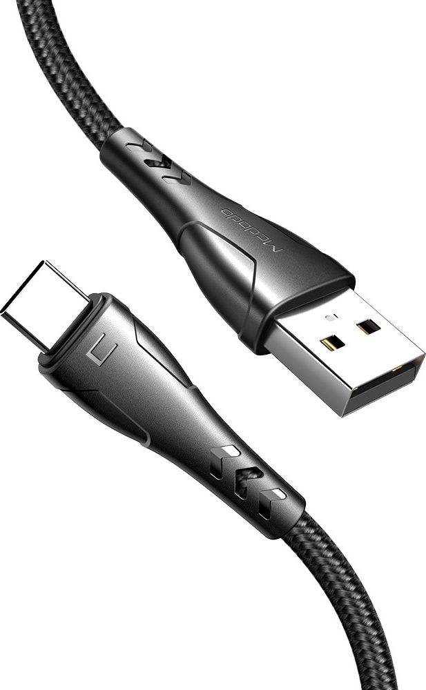 Kabel USB Mcdodo USB-A - USB-C Czarny (MDD56) MDD56 (6921002674607) USB kabelis