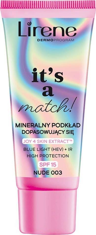 Lirene LIRENE_Its a Match! mineralny podklad dopasowujacy sie SPF15 003 Nude 30ml 5900717659315 (5900717659315) tonālais krēms