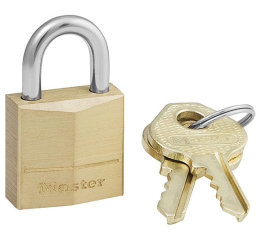 Master Lock Solid Brass Padlock 120EURD drošības sistēma