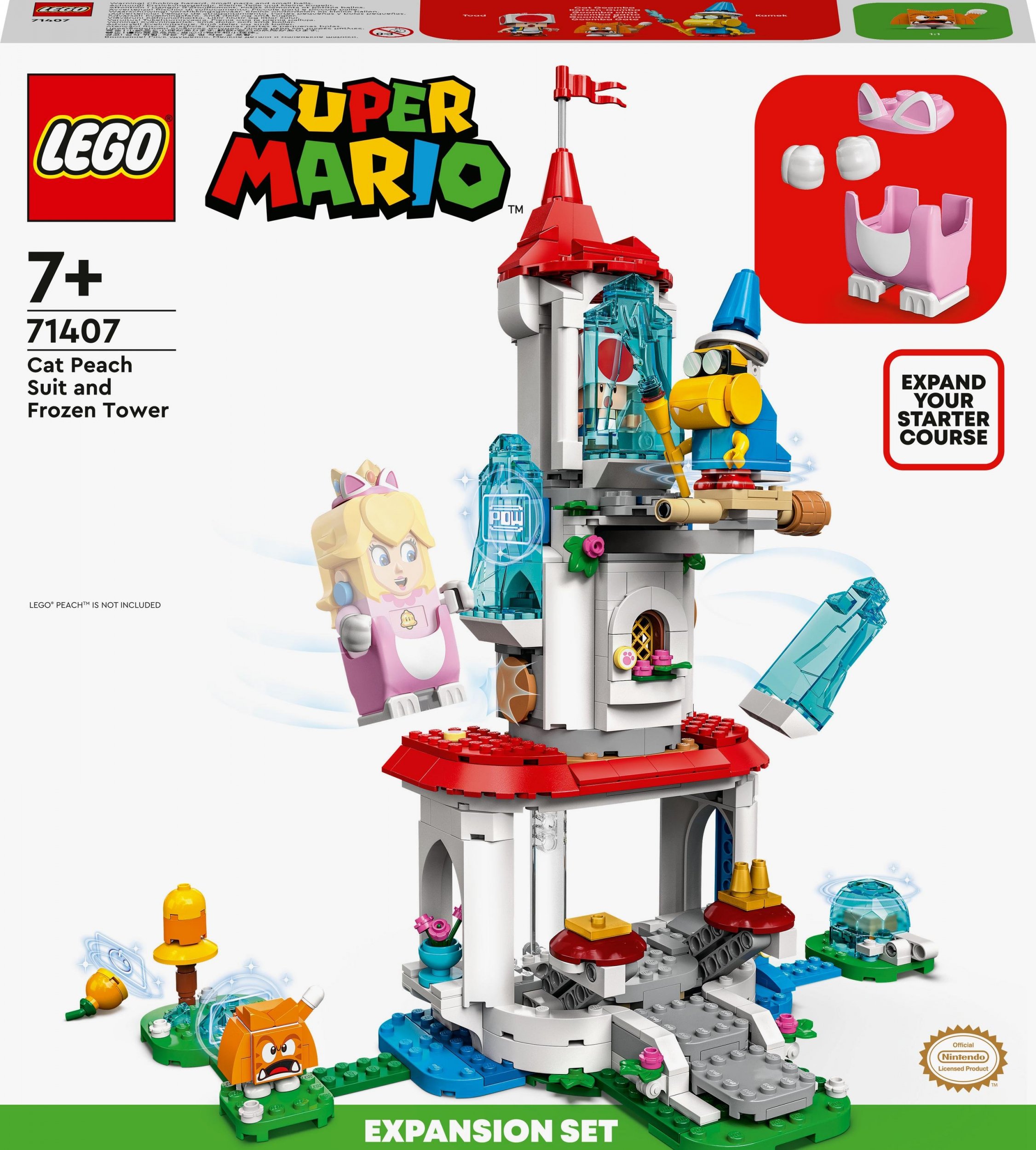 LEGO Super Mario Cat Peach i lodowa wieza - zestaw rozszerzajacy (71407) 71407 (5702017155272) LEGO konstruktors